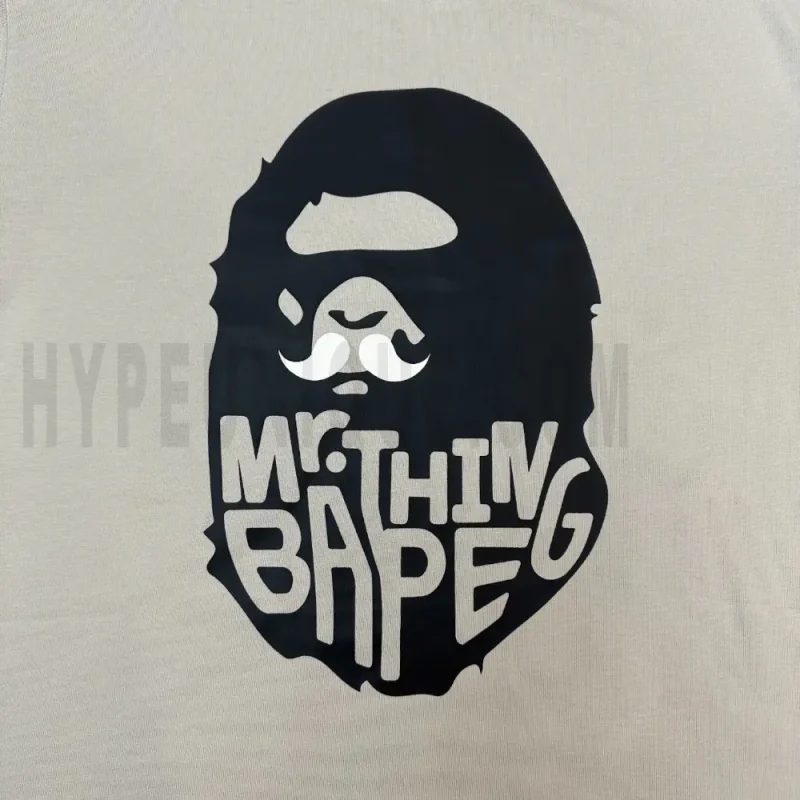 Close-up of the T-shirt print details of the front of the black clothes.