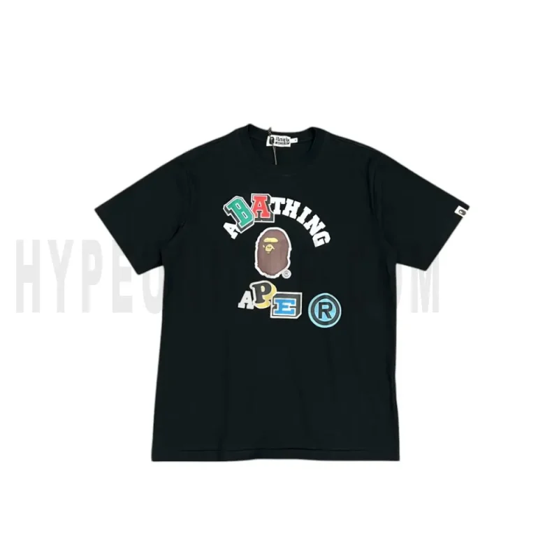 The front of the black clothes