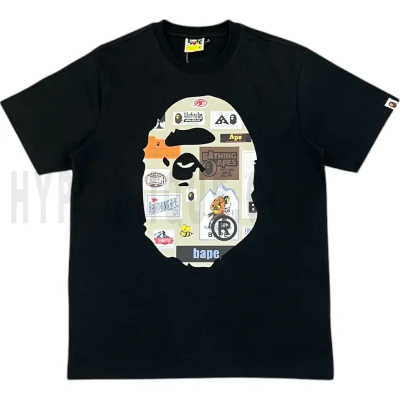 The front of the black clothes