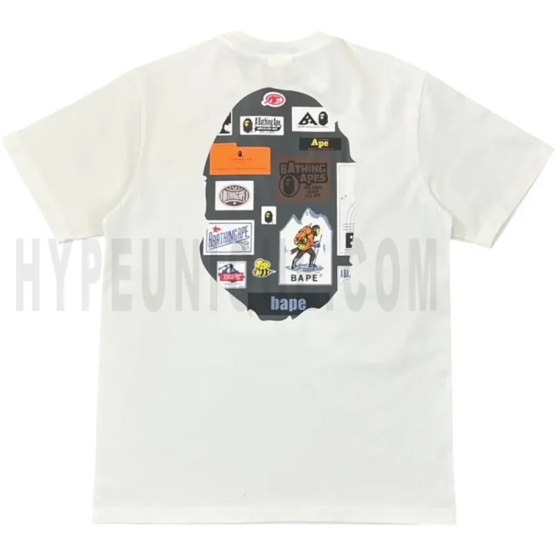 The back of the white clothes