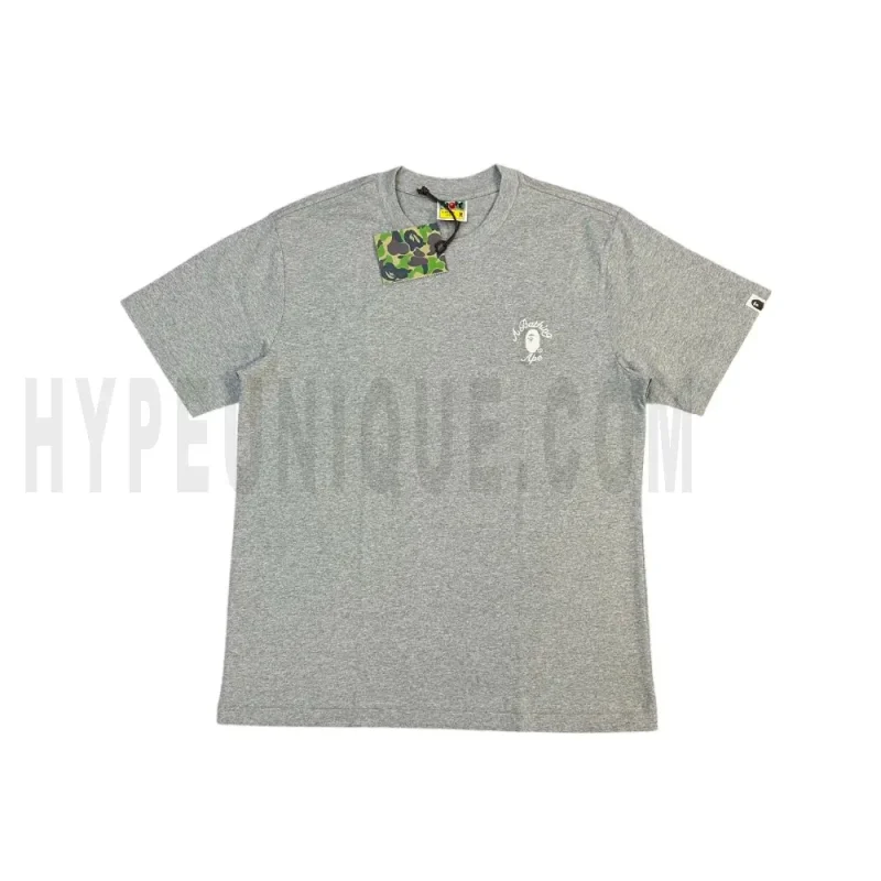 The front of the gray clothes