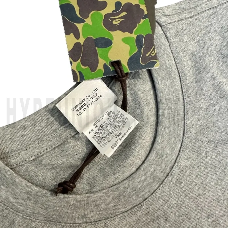 Close-up of garment care label