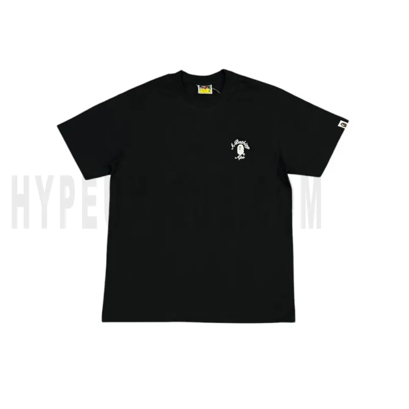 The front of the black clothes