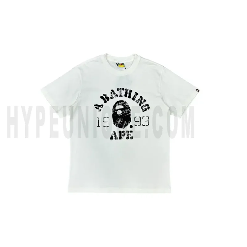 The front of the white clothes