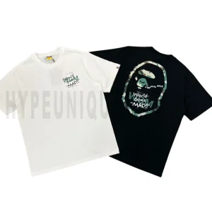 BAPE Woodland Camo WGM Ape Head T-Shirt