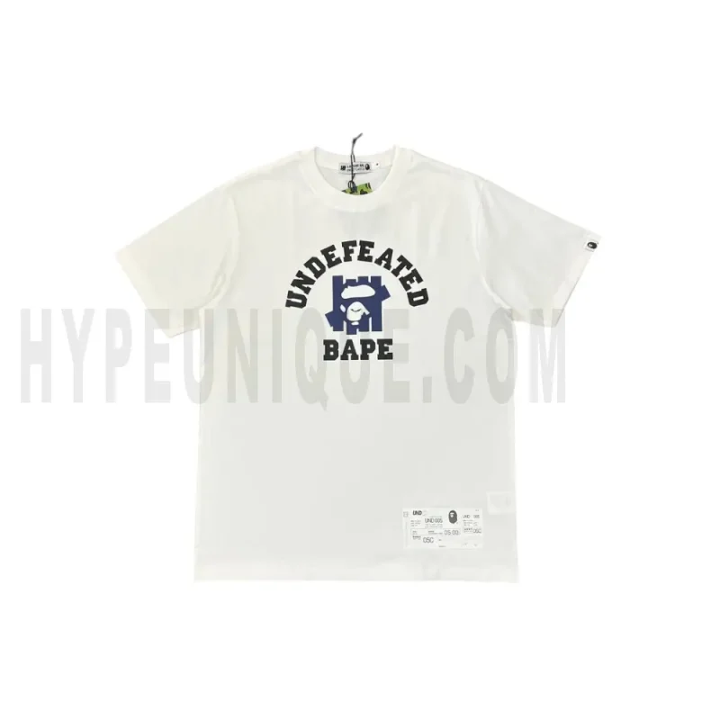 The front of the white clothes