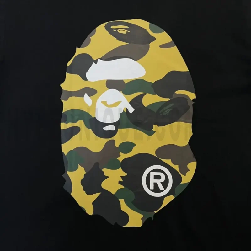 Close-up detail of the graphic artwork printed on the jersey's front panel