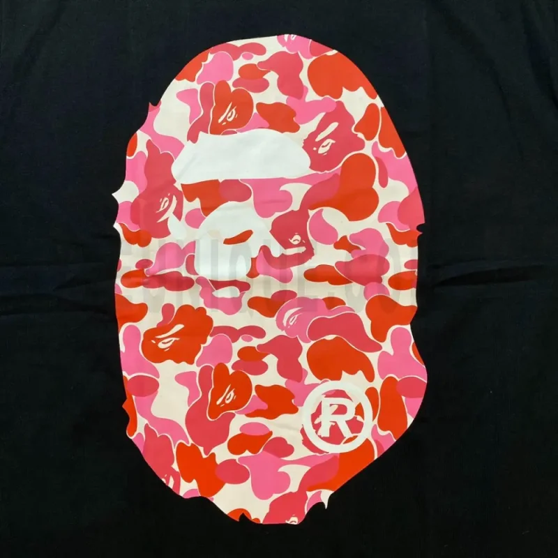 Close-up detail of the graphic artwork printed on the jersey's front panel