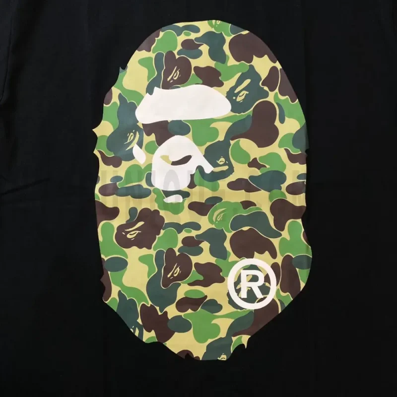 Close-up detail of the graphic artwork printed on the jersey's front panel