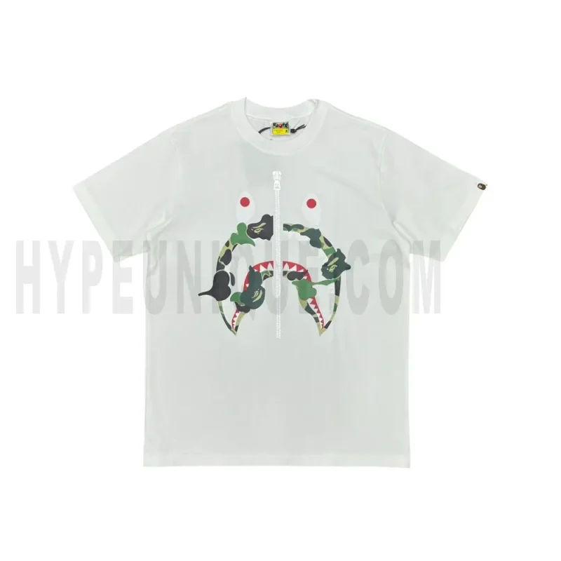 The white shirt with a green graphic