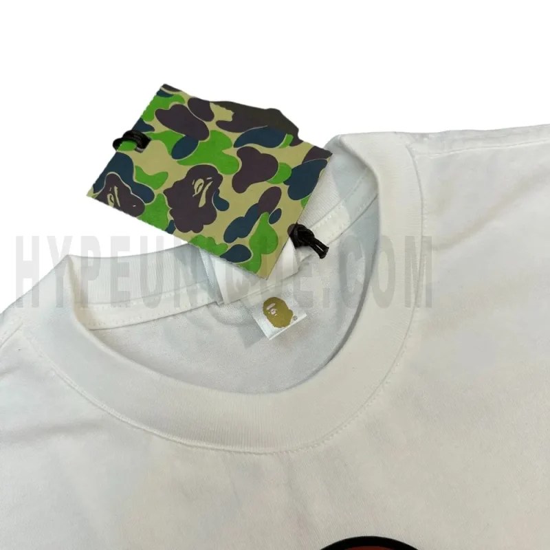 Neckline tag close-up, displaying garment care symbols and brand information with fashion-forward presentation.