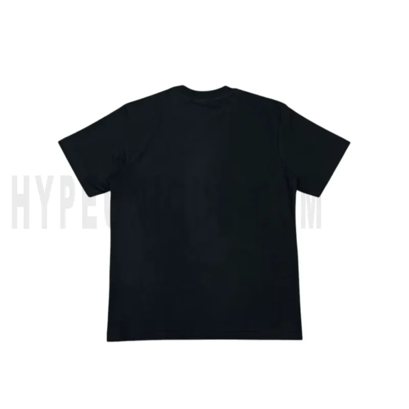 The back of the black clothes