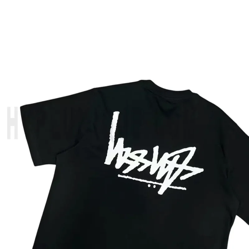 The print of the black clothes