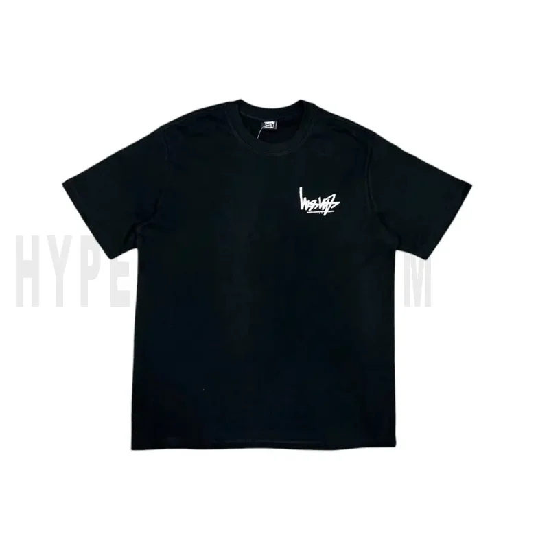The front of the black clothes