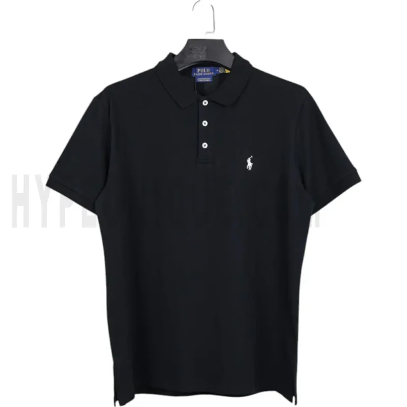 Custom Slim Fit Stretch Mesh Polo Shirt