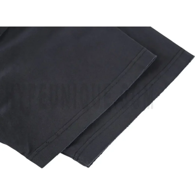 The sleeves of the black clothes