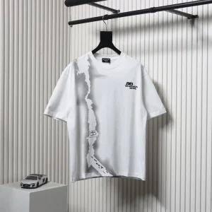 Double B Graffiti Logo Print T-Shirt