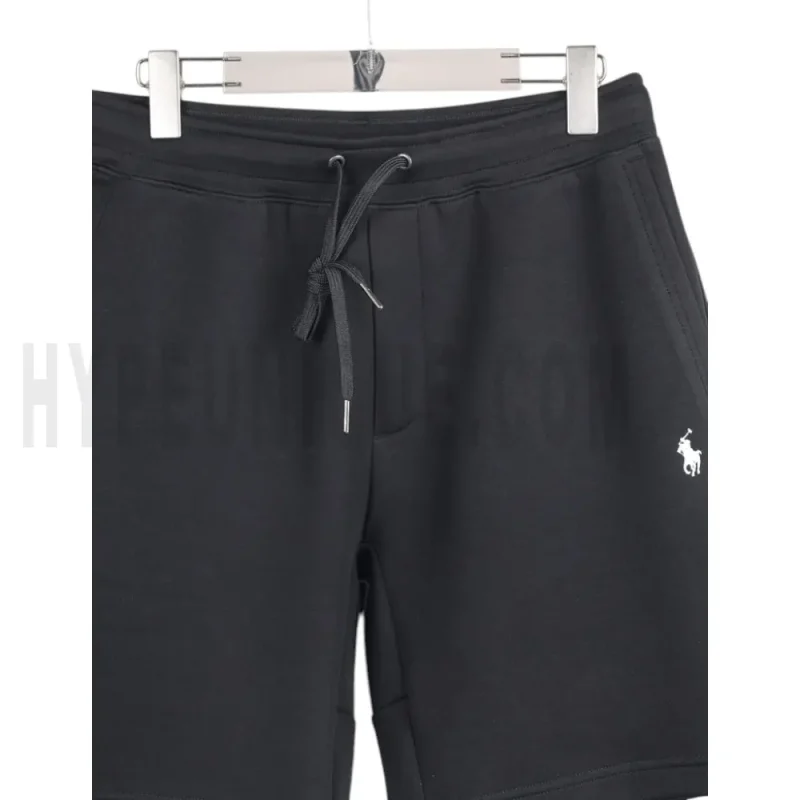 The front of the black pants