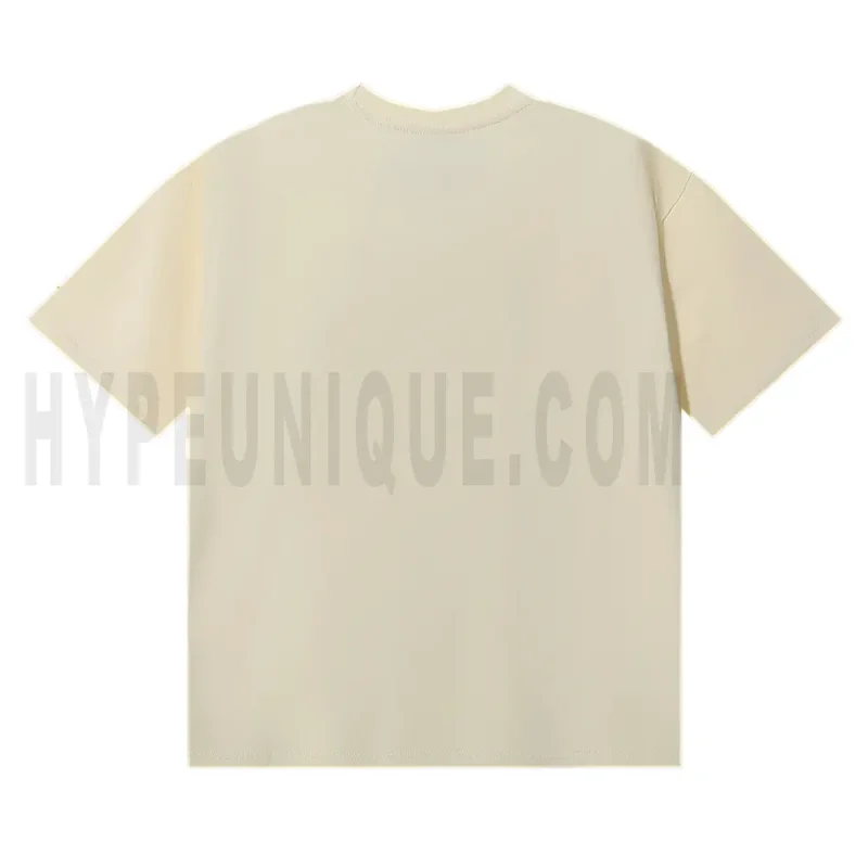 The back of the beige clothes