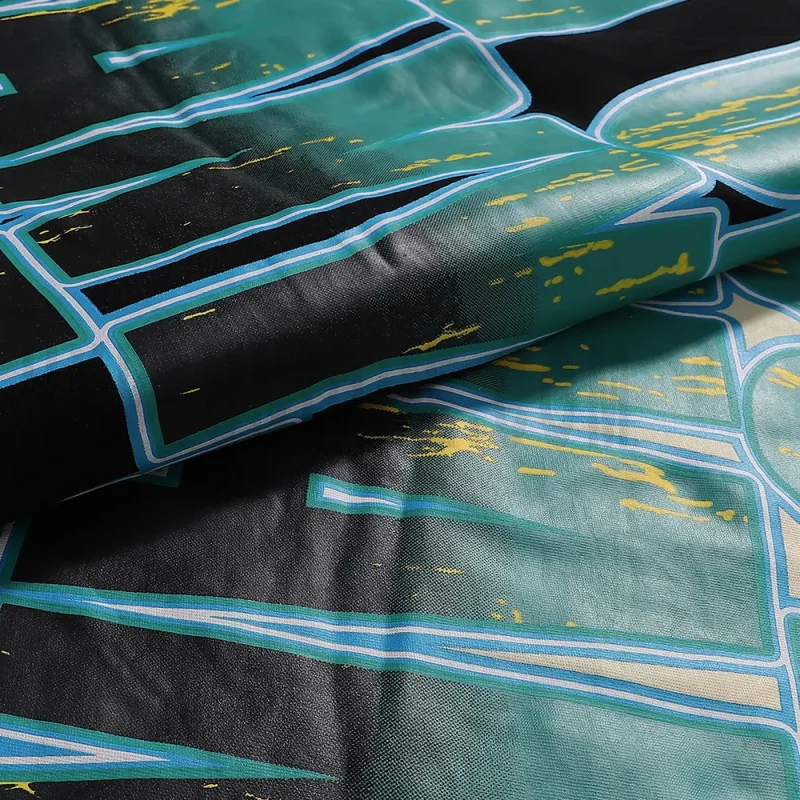 The printed pattern showcases exquisite craftsmanship