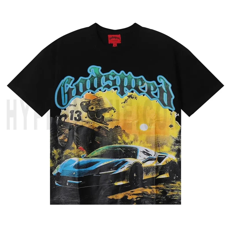 The front of the black clothes