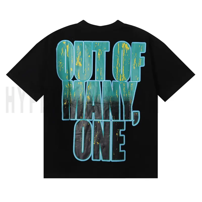 The back of the black clothes
