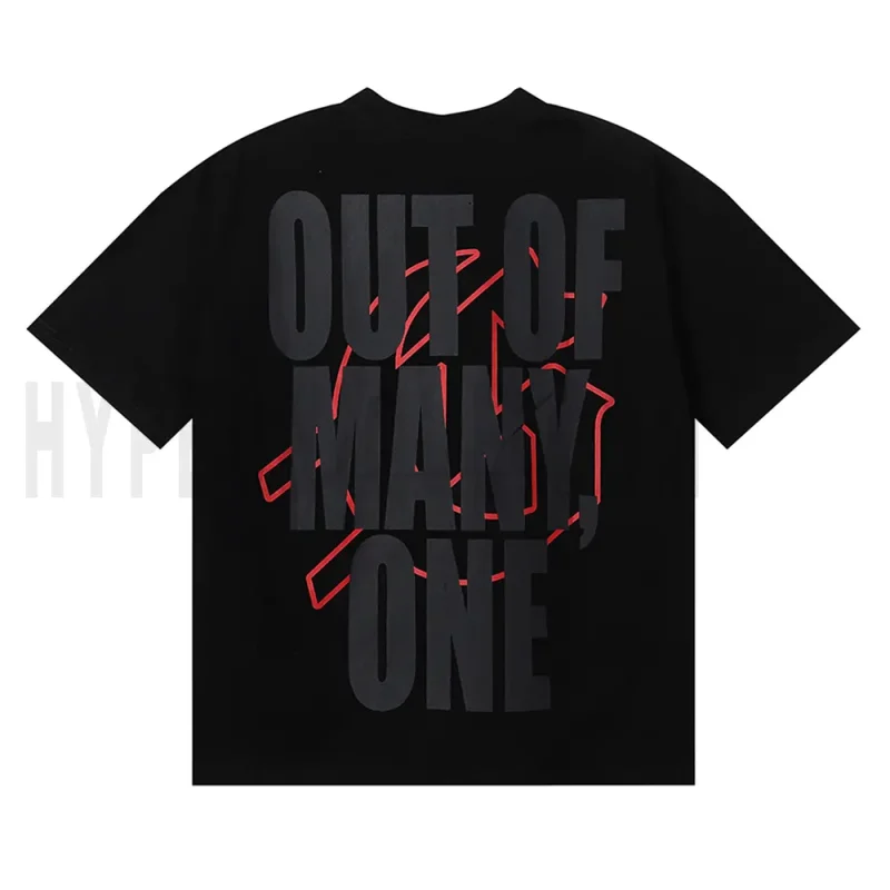 The back of the black clothes