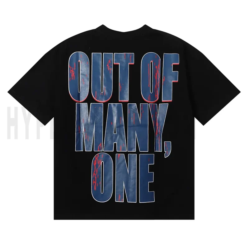 The back of the black clothes