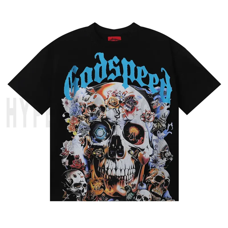 The front of the black clothes