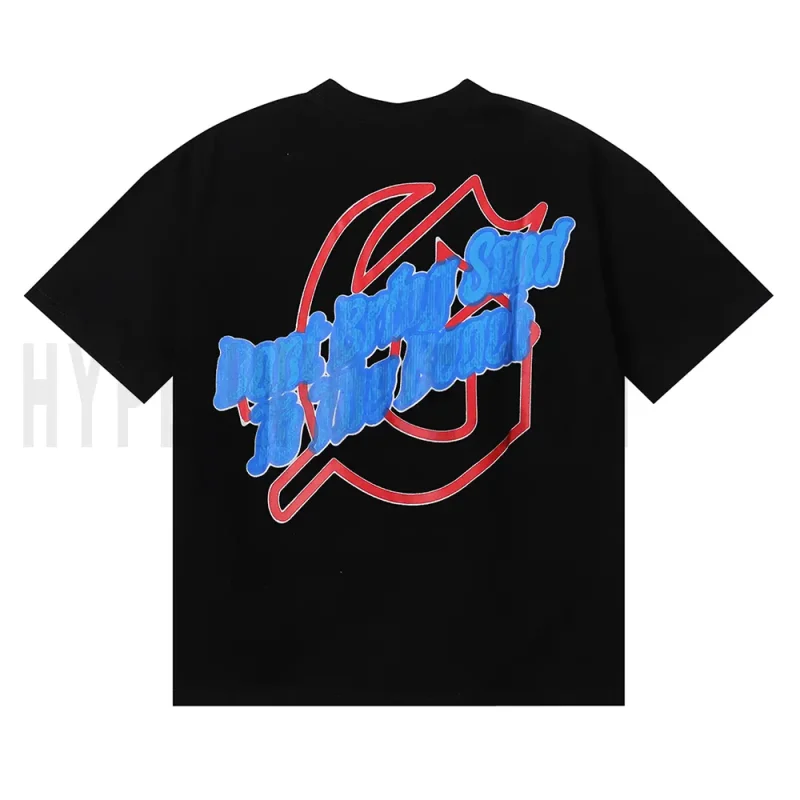 The back of the black clothes
