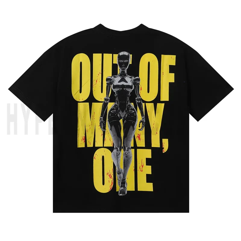The back of the black clothes