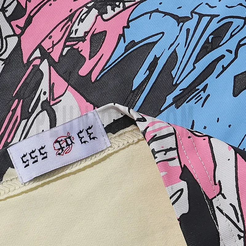 Clean hemline finish with a modern cut, highlighting the T-shirt's streetwear aesthetic.