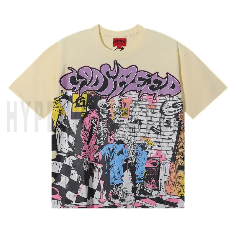 The front of the beige clothes
