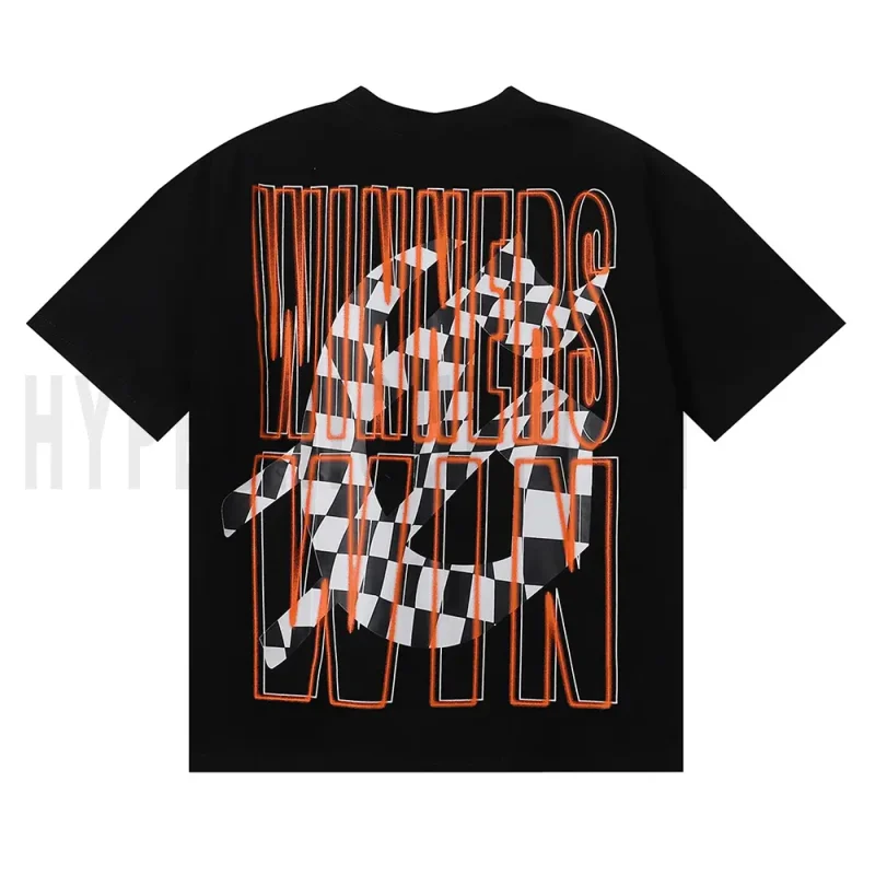 The back of the black clothes