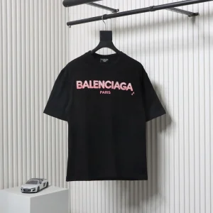 Gradient Letter Embroidered T-Shirt