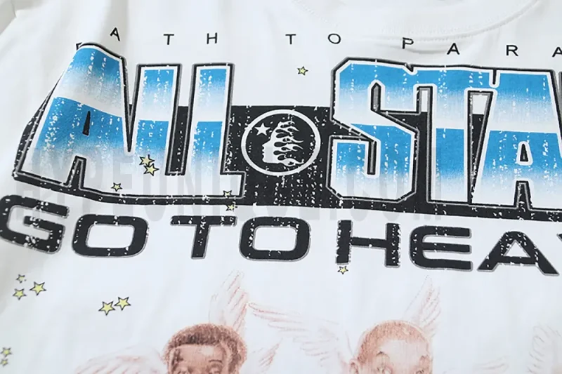 Eye-catching English print.