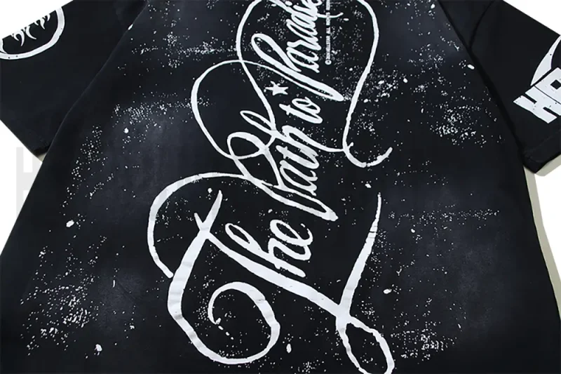 Vintage English Letter Print Design.