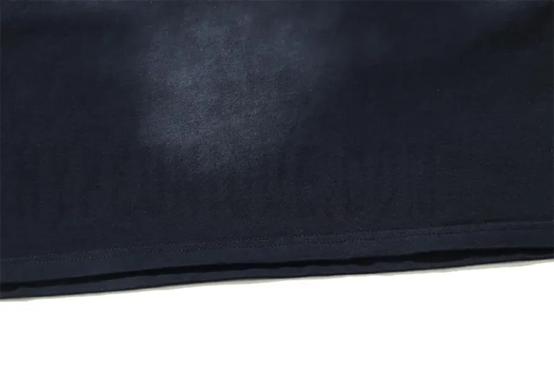 Precision cutting and sewing techniques in Shirt tail.