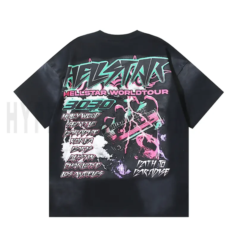 The back of the black clothes