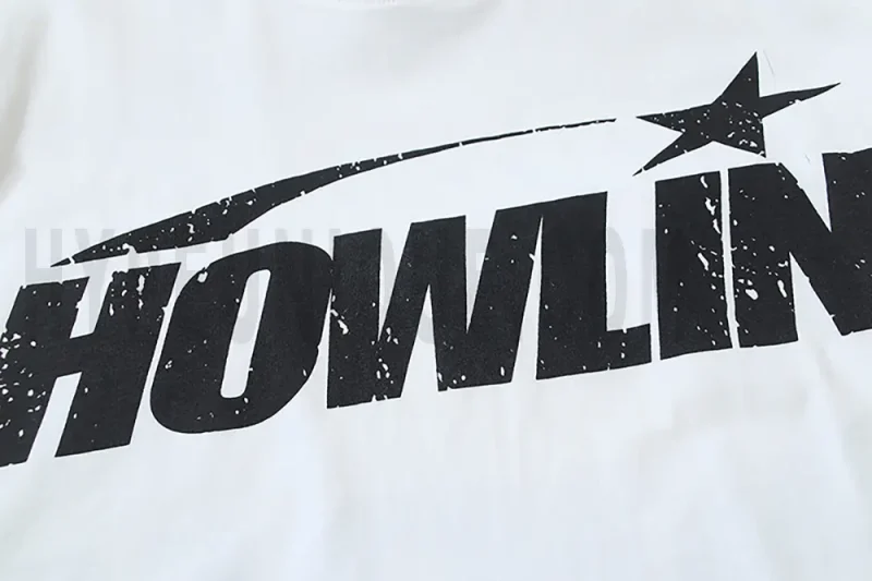 Eye-catching English print.
