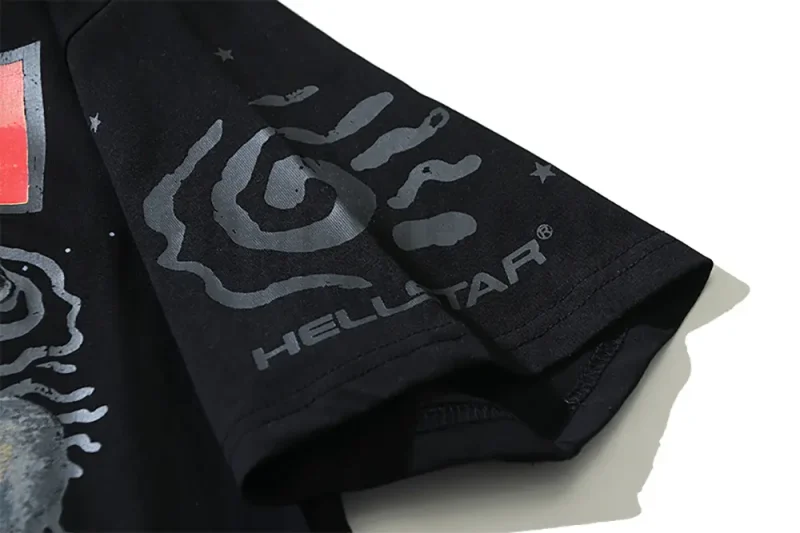 Detailed sleeve print design.