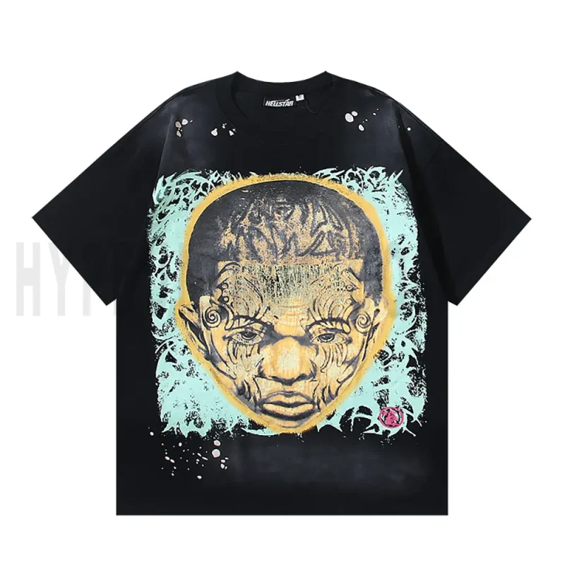 The front of the black clothes