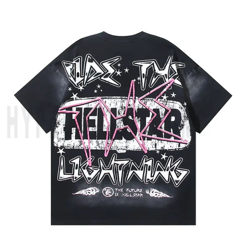 The back of the black clothes