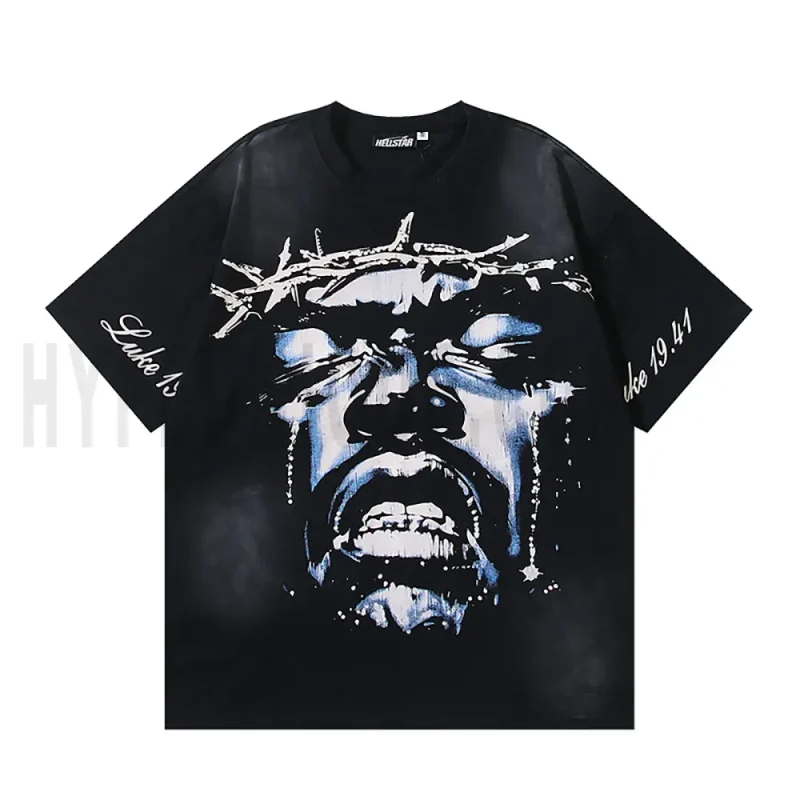 The front of the black clothes