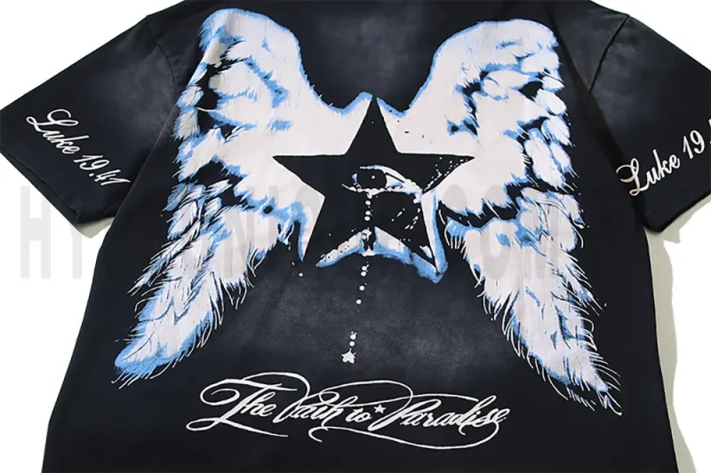 Detailed image of exquisite wing print