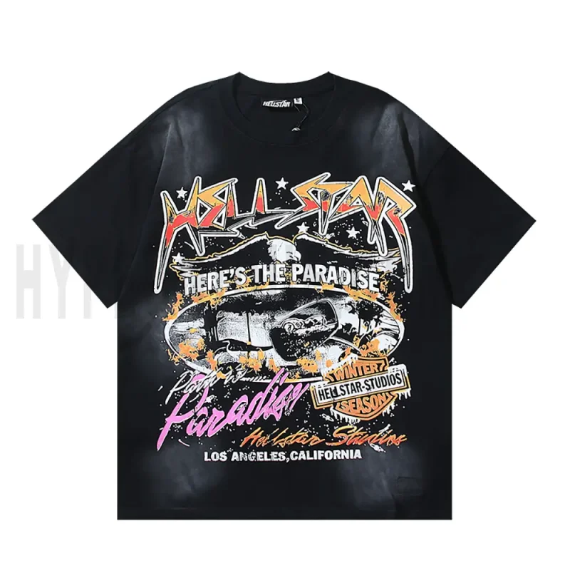 The front of the black clothes