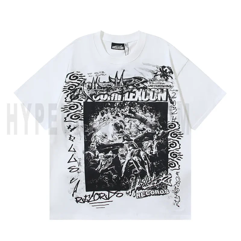 The front of the white clothes