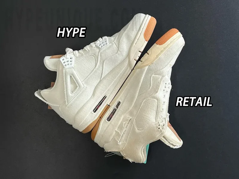 Shoes inside details comparison