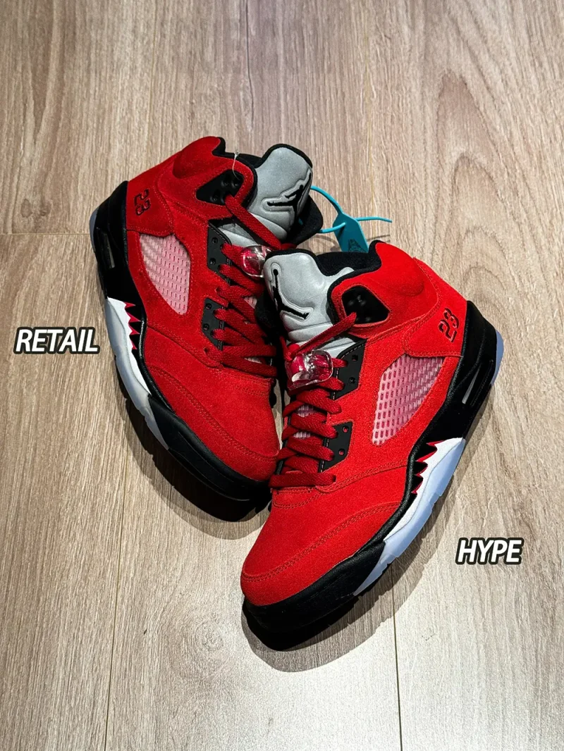 Side shoe shape comparison