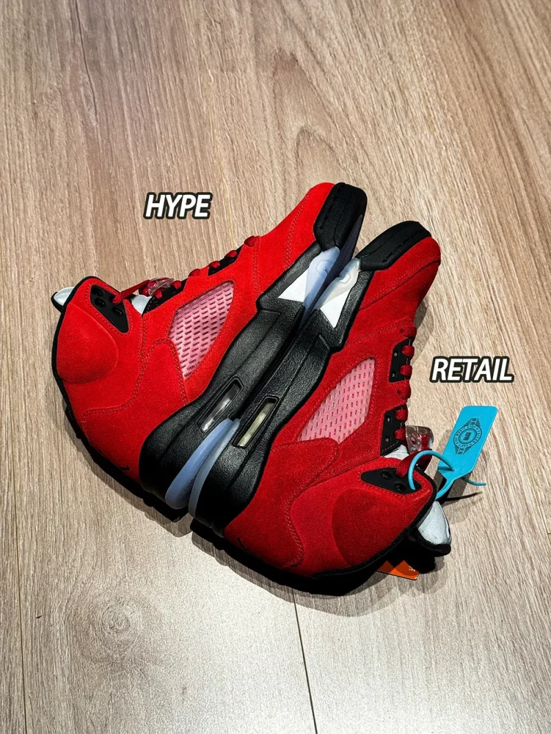 Shoe inside comparison
